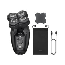 Philips Head Shaver , Pro 5000 Series HS5980/15 , Operating time (max) 60 min , Wet & Dry , Lithium , Deep Black