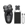 Philips Head Shaver , Pro 5000 Series HS5980/15 , Operating time (max) 60 min , Wet & Dry , Lithium , Deep Black