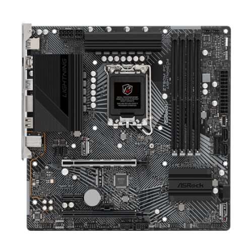 ASRock , Z790M PG LIGHTNING/D4 , Processor family Intel , Processor socket LGA1700 , DDR4 DIMM , Supported hard disk drive interfaces SATA, M.2 , Number of SATA connectors 4
