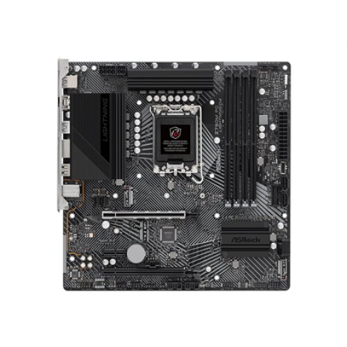 ASRock , Z790M PG LIGHTNING/D4 , Processor family Intel , Processor socket LGA1700 , DDR4 DIMM , Supported hard disk drive interfaces SATA, M.2 , Number of SATA connectors 4