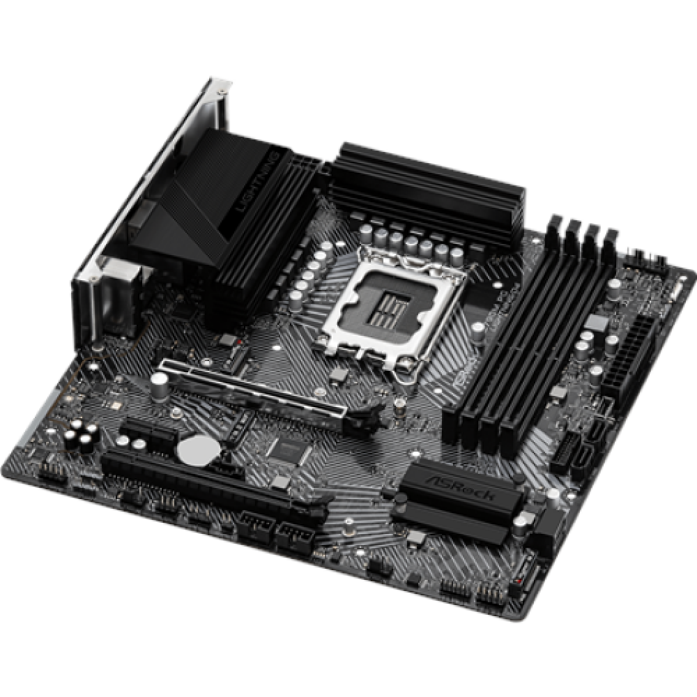 ASRock , Z790M PG LIGHTNING/D4 , Processor family Intel , Processor socket LGA1700 , DDR4 DIMM , Supported hard disk drive interfaces SATA, M.2 , Number of SATA connectors 4