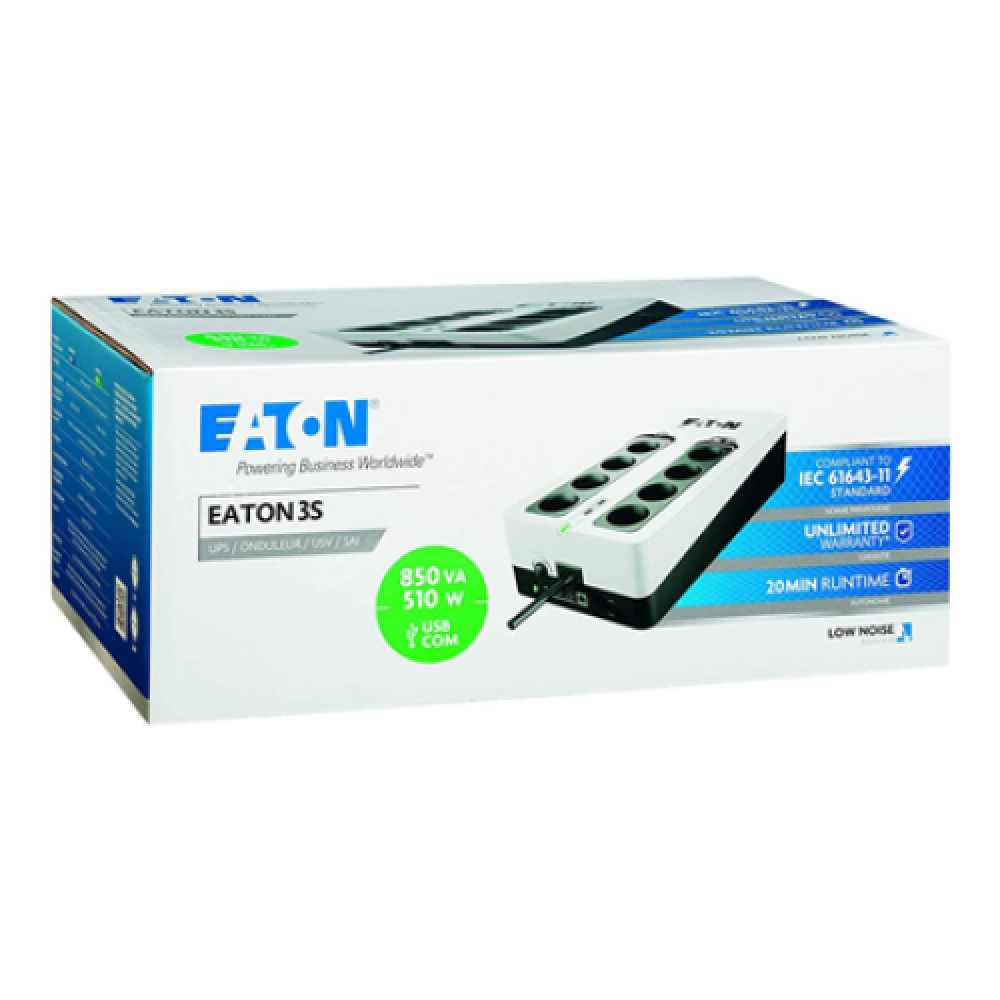 Eaton , UPS , 3S 850 DIN , 850 VA , 510 W