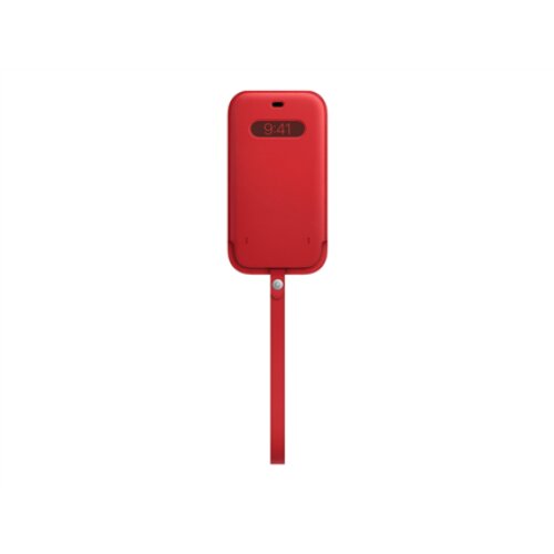 Apple , 12 Pro Max Leather Sleeve with MagSafe , Sleeve with MagSafe , Apple , iPhone 12 Pro Max , Leather , Red
