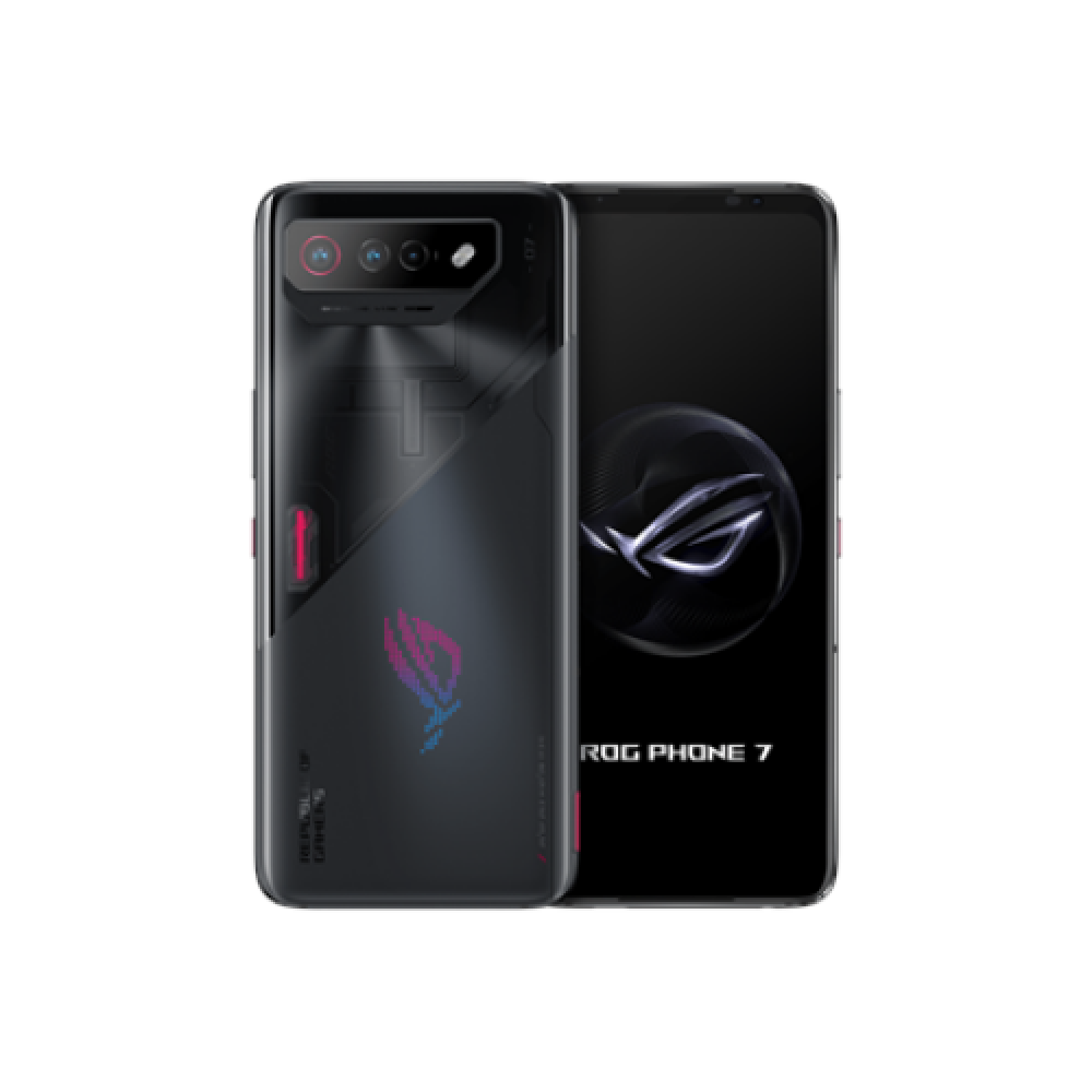 Asus ROG Phone 7 Phantom Black 6.78 AMOLED Qualcomm SM8550-AB Snapdragon 8 Gen 2 (4 nm) Internal RAM 12 GB 256 GB Dual SIM Nano-SIM 3G 4G 5G Main camera 50+13+5 MP Secondary camera 32 MP Android 13 6000 mAh