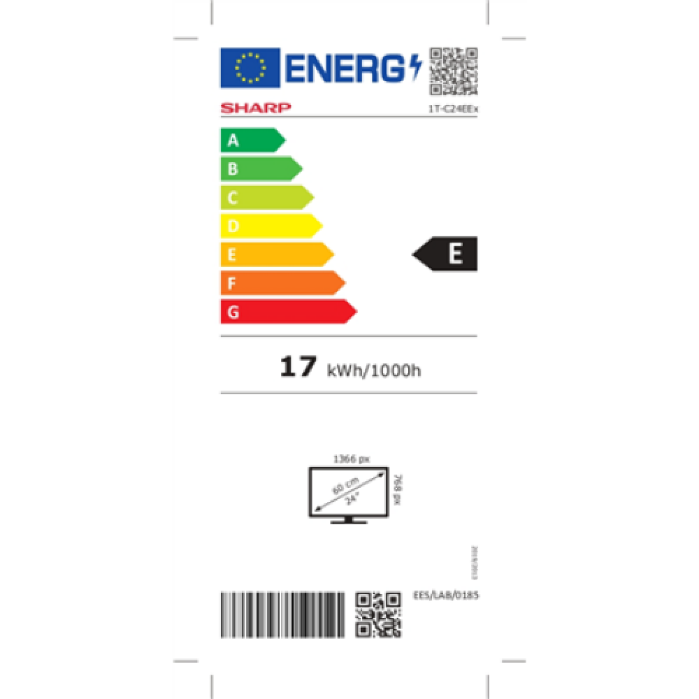 Sharp 24EE3E 24” (60cm) HD Ready Smart TV