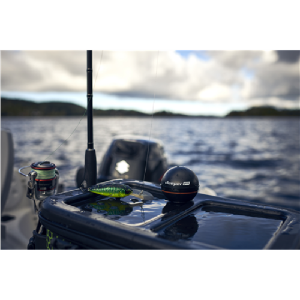 Deeper Smart Sonar PRO+2 with Flexy Arm 2 Sonar Black
