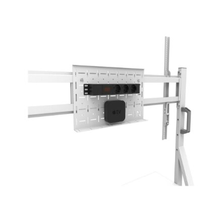 Neomounts Floor stand , FL50-525WH1 TV trolley , Adjustable Height , 55-86 , Maximum weight (capacity) 76 kg , White