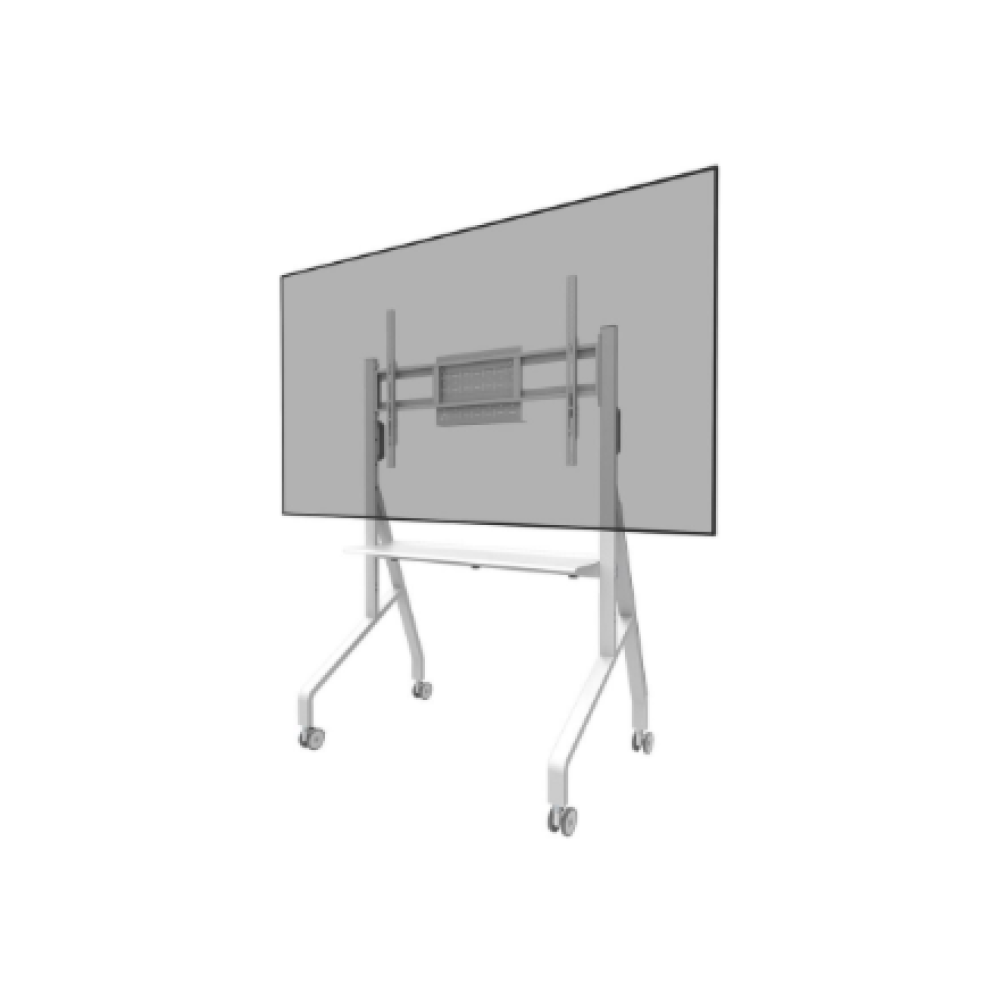 Neomounts Floor stand , FL50-525WH1 TV trolley , Adjustable Height , 55-86 , Maximum weight (capacity) 76 kg , White