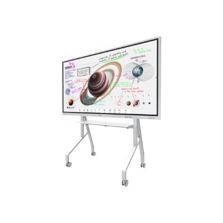 Neomounts Floor stand , FL50-525WH1 TV trolley , Adjustable Height , 55-86 , Maximum weight (capacity) 76 kg , White