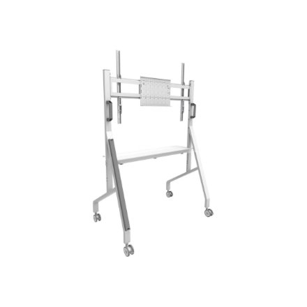 Neomounts Floor stand , FL50-525WH1 TV trolley , Adjustable Height , 55-86 , Maximum weight (capacity) 76 kg , White