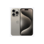 Apple , iPhone 15 Pro , Natural Titanium , 6.1 , Super Retina XDR display with ProMotion , 2556 x 1179 pixels , Apple , A17 Pro , Internal RAM 8 GB , 128 GB , Dual SIM , Nano-SIM and eSIM , 3G , 4G , 5G , Main camera resolution 48+12+12 MP , Secondary cam