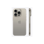 Apple , iPhone 15 Pro , Natural Titanium , 6.1 , Super Retina XDR display with ProMotion , 2556 x 1179 pixels , Apple , A17 Pro , Internal RAM 8 GB , 128 GB , Dual SIM , Nano-SIM and eSIM , 3G , 4G , 5G , Main camera resolution 48+12+12 MP , Secondary cam