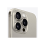 Apple , iPhone 15 Pro , Natural Titanium , 6.1 , Super Retina XDR display with ProMotion , 2556 x 1179 pixels , Apple , A17 Pro , Internal RAM 8 GB , 128 GB , Dual SIM , Nano-SIM and eSIM , 3G , 4G , 5G , Main camera resolution 48+12+12 MP , Secondary cam