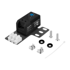 Lanberg Closed-loop thermostat 10A for rack cabinets with 19 ear and terminal block, black , Lanberg
