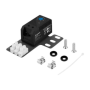 Lanberg Closed-loop thermostat 10A for rack cabinets with 19 ear and terminal block, black , Lanberg