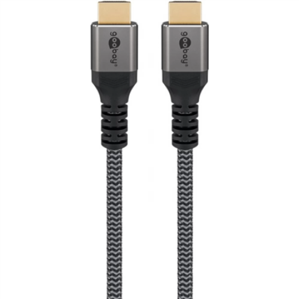 Goobay High Speed HDMI Cable with Ethernet , Black , HDMI to HDMI , 1 m