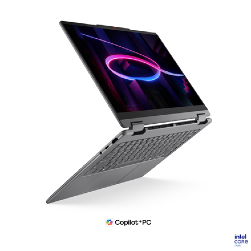 Lenovo Yoga 7 2-in-1 14IPH11 Intel , Luna Grey , 14 , OLED , Touchscreen , WUXGA , 1920 x 1200 pixels , Glossy , Intel Core Ultra 5 , 322 , 16 GB , Soldered LPDDR5X , Solid-state drive capacity 512 GB , Intel Graphics , Windows 11 Home , 802.11be , Blueto
