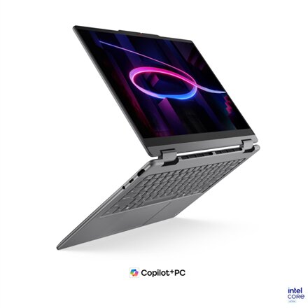 Lenovo Yoga 7 2-in-1 14IPH11 Intel , Luna Grey , 14 , OLED , Touchscreen , WUXGA , 1920 x 1200 pixels , Glossy , Intel Core Ultra 5 , 322 , 16 GB , Soldered LPDDR5X , Solid-state drive capacity 512 GB , Intel Graphics , Windows 11 Home , 802.11be , Blueto