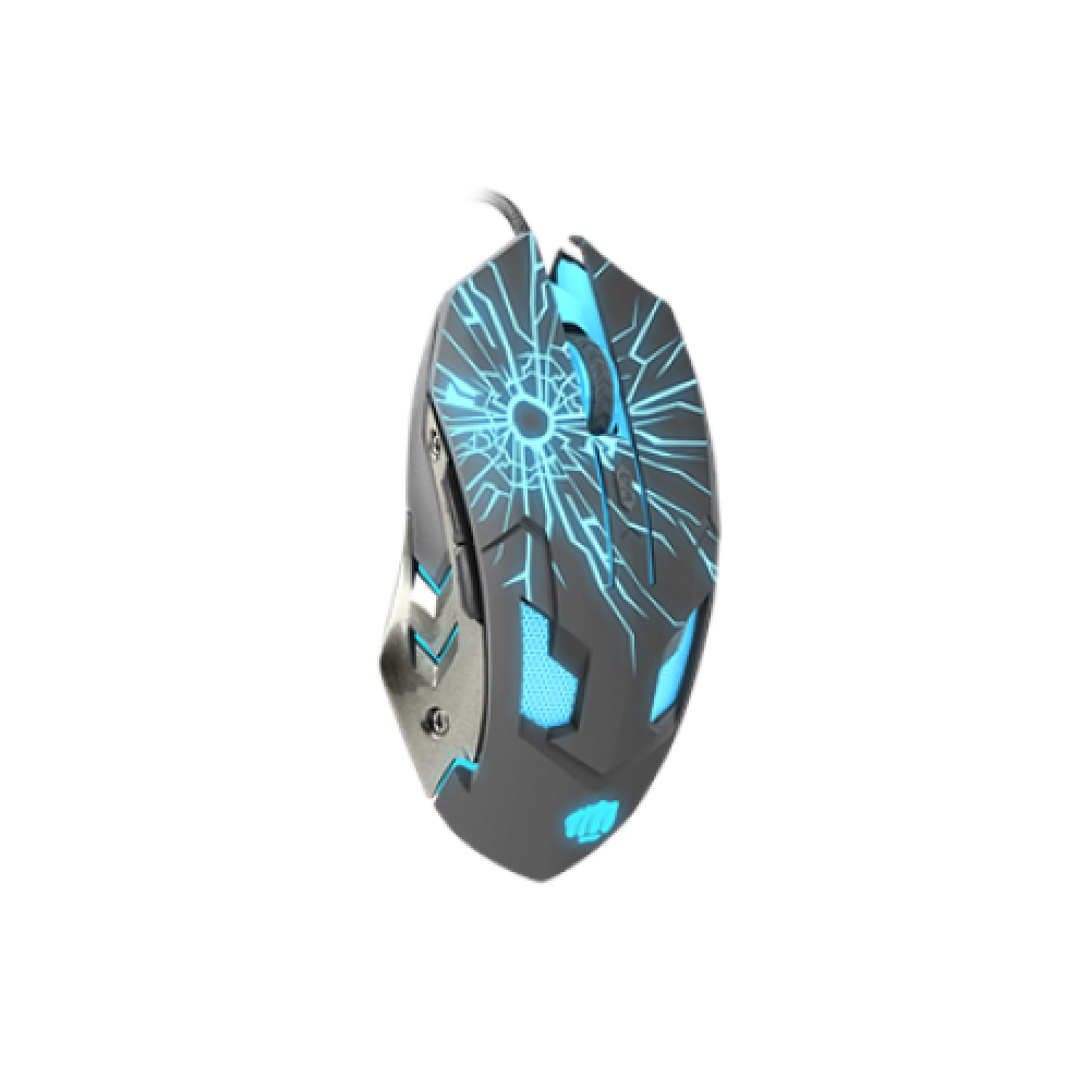 Fury Gladiator OPTICAL [3200DPI], RGB LED light, Black, Wired Optical Gaming Mouse