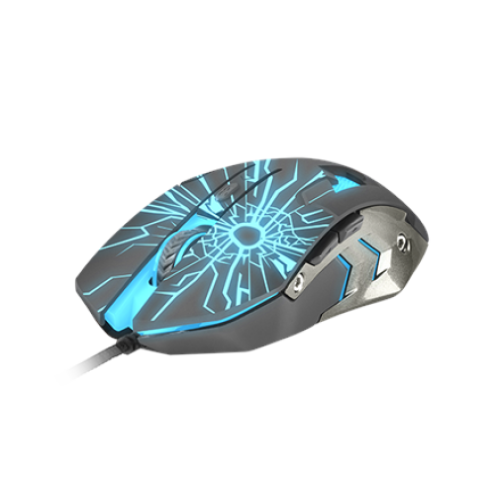 Fury Gladiator OPTICAL [3200DPI], RGB LED light, Black, Wired Optical Gaming Mouse