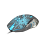 Fury Gladiator OPTICAL [3200DPI], RGB LED light, Black, Wired Optical Gaming Mouse