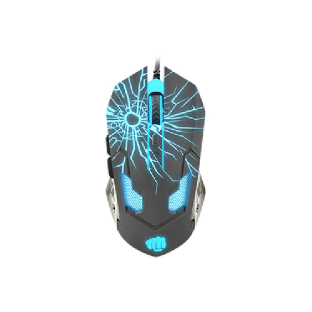 Fury Gladiator OPTICAL [3200DPI], RGB LED light, Black, Wired Optical Gaming Mouse