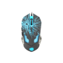 Fury Gladiator OPTICAL [3200DPI], RGB LED light, Black, Wired Optical Gaming Mouse