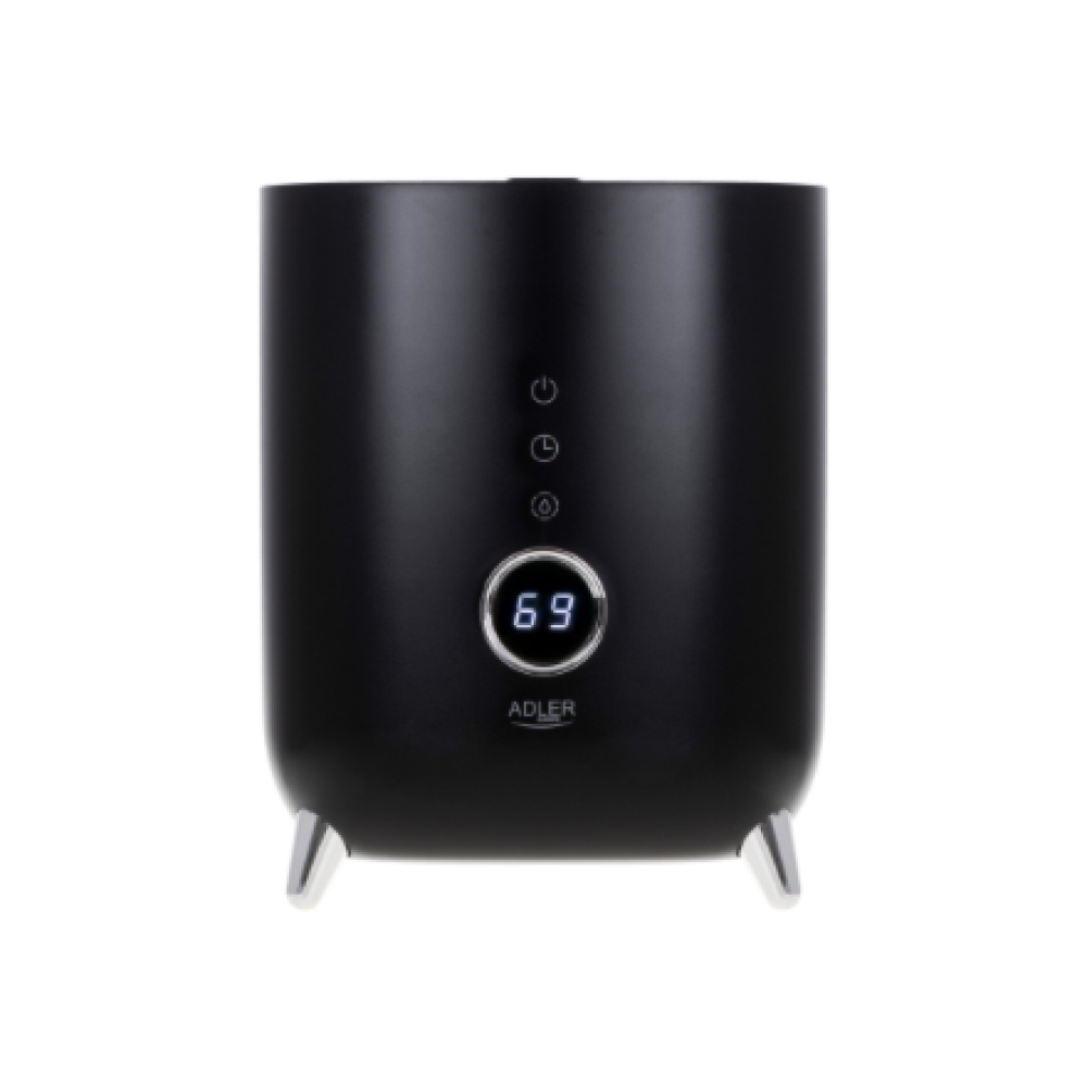 Adler , AD 7972 , Humidifier , 23 W , Water tank capacity 4 L , Suitable for rooms up to 35 m² , Ultrasonic , Humidification capacity 150-300 ml/hr , Black