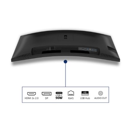Philips , 34B2U3600C/00 , 34 , VA , 21:9 , 60 Hz , 4 ms , 3440 x 1440 pixels , 300 cd/m² , HDMI ports quantity 1 , Black