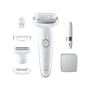 Braun Epilator , SES9-341 Silk-épil 9 , Operating time (max) 50 min , Number of power levels 2 , Wet & Dry , White