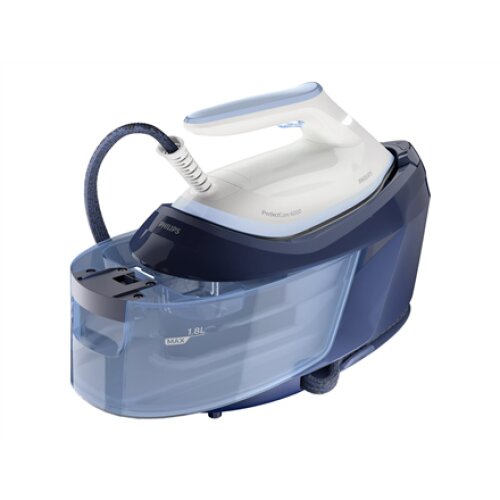 Philips , Steam Generator , PerfectCare PSG6026/20 , 2400 W , 1.8 L , 6.5 bar , Auto power off , Vertical steam function , Calc-clean function , Blue/White