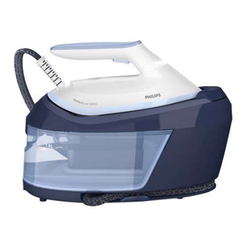 Philips , Steam Generator , PerfectCare PSG6026/20 , 2400 W , 1.8 L , 6.5 bar , Auto power off , Vertical steam function , Calc-clean function , Blue/White