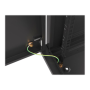 Lanberg Rack cabinet 19 wall-mount 9U/600x600 (flat pack) for self-assembly with metal door, black , Lanberg