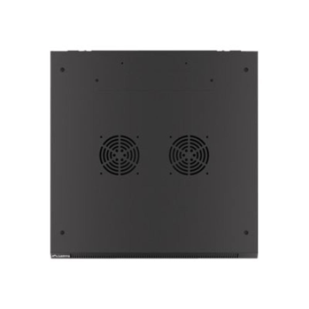 Lanberg Rack cabinet 19 wall-mount 9U/600x600 (flat pack) for self-assembly with metal door, black , Lanberg