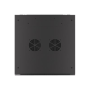 Lanberg Rack cabinet 19 wall-mount 9U/600x600 (flat pack) for self-assembly with metal door, black , Lanberg