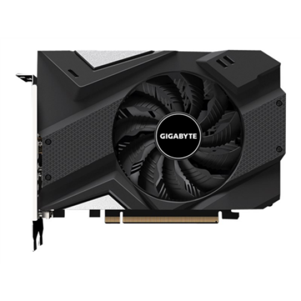 Gigabyte , GV-N1656OC-4GD 2.0 , NVIDIA , Processor family , 4 GB , GeForce GTX 1650 , GDDR6 , Memory slots , Cooling type , DVI-D ports quantity 1 , HDMI ports quantity 1 , PCI-E 3.0 x 16 , Memory clock speed 1‎2000 MHz , Processor frequency 1‎635 MHz