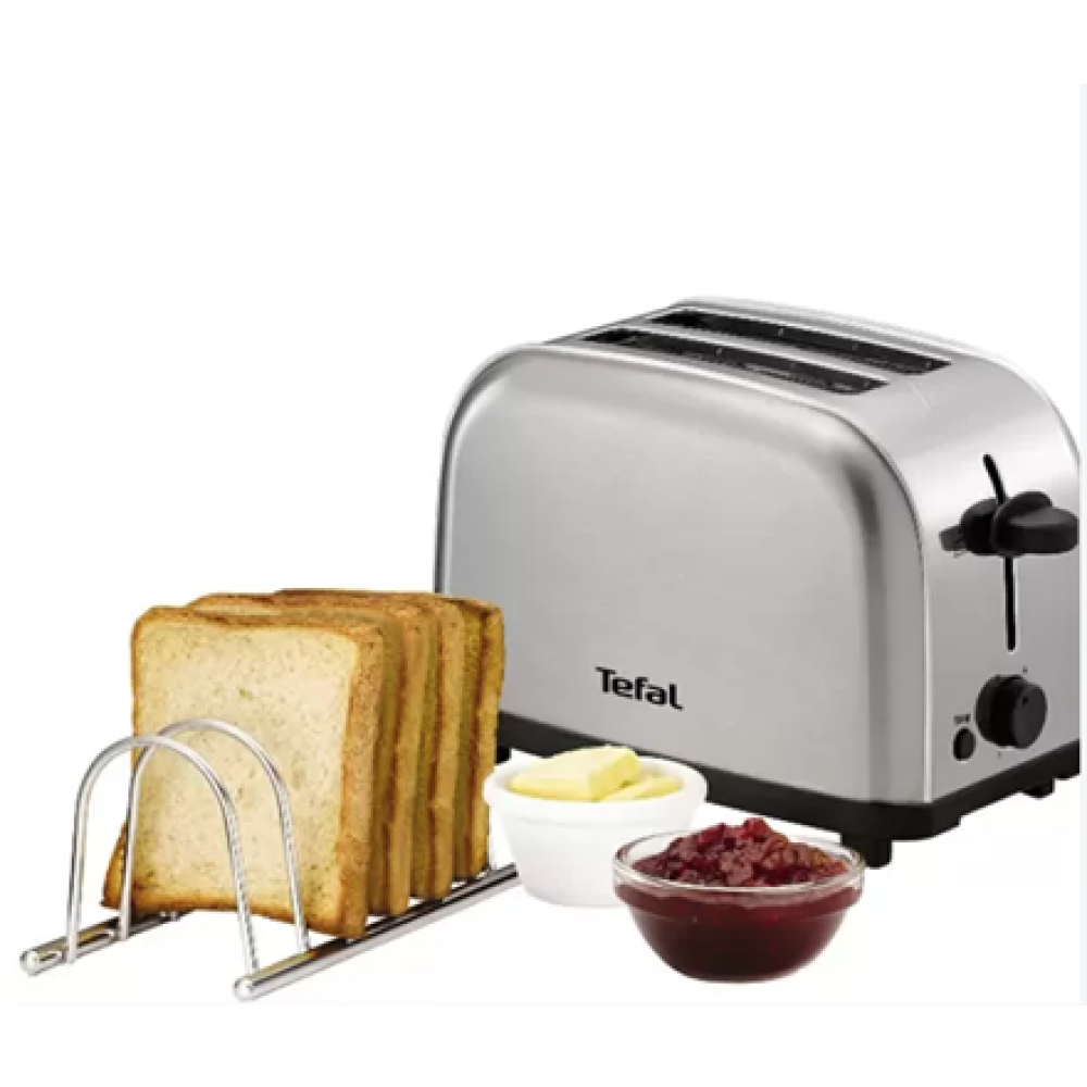 TEFAL , Ultra Mini TT330D , Toaster , Power 700 W , Number of slots 2 , Stainless steel , Housing material Stainless steel