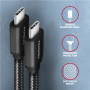 AXAGON Data and charging USB 3.2 Gen 1 cable, 1 m , BUCM3-CM10AB , USB Type C - USB Type C
