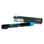 Lexmark C950X2CG , C950 Cyan Extra High Yield Toner Cartridge , Cartridge , Cyan