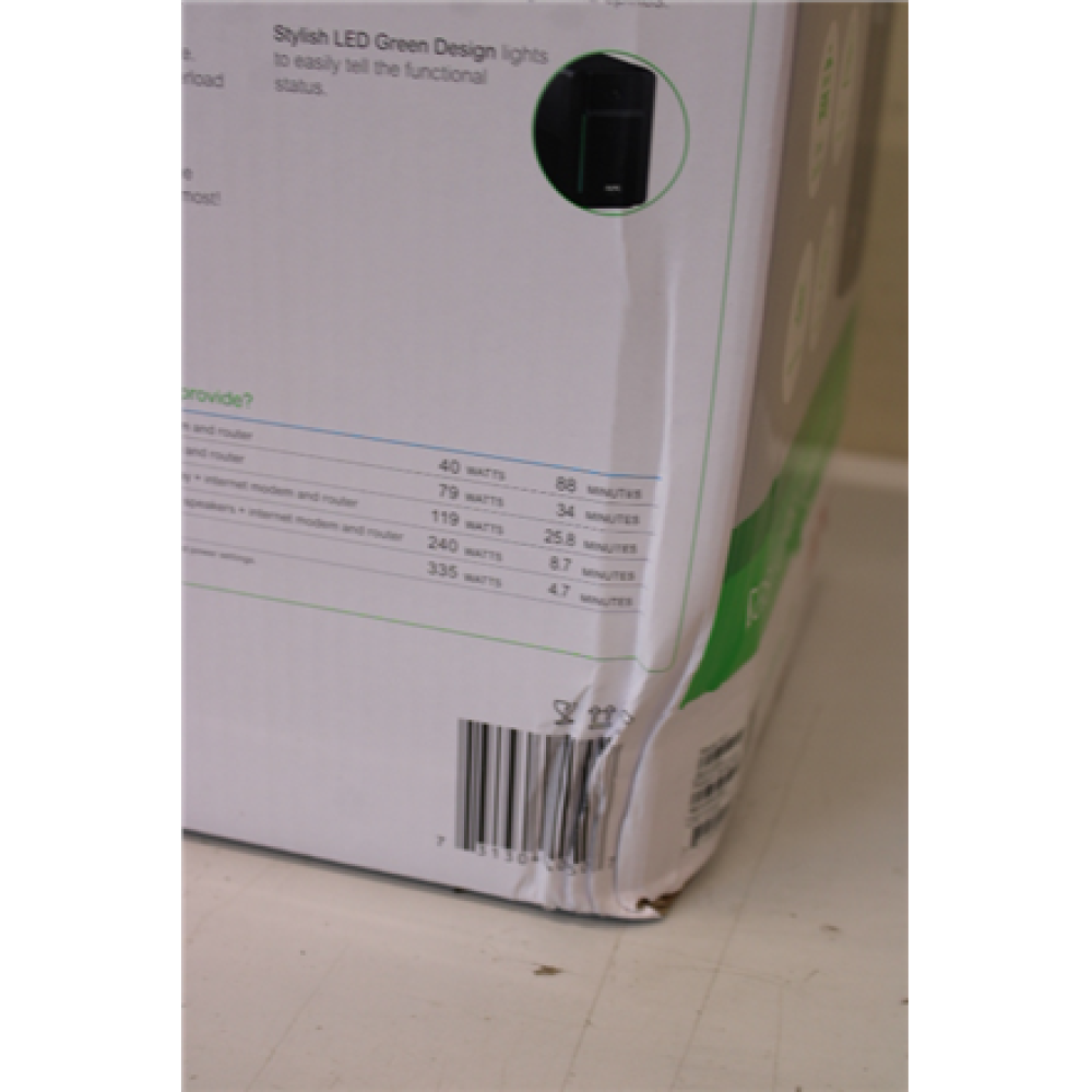 SALE OUT. APC Easy UPS, 1200VA, Tower, 230V, 6x IEC C13 Sockets, AVR, Black , Schneider Electric , APC Easy UPS , BVX1200LI , 1200 VA , 650 W , DAMAGED PACKAGING