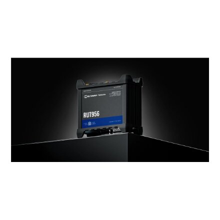 Teltonika , Industrial Router , RUT956 , 802.11n , 10/100 Mbit/s , Ethernet LAN (RJ-45) ports 4 , Mesh Support No , MU-MiMO No , 2G/3G/4G , Antenna type 2 x SMA for LTE, 2 x RP-SMA for WiFi, 1 x SMA for GNSS , 1x USB 2.0