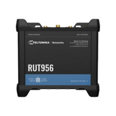 Teltonika , Industrial Router , RUT956 , 802.11n , 10/100 Mbit/s , Ethernet LAN (RJ-45) ports 4 , Mesh Support No , MU-MiMO No , 2G/3G/4G , Antenna type 2 x SMA for LTE, 2 x RP-SMA for WiFi, 1 x SMA for GNSS , 1x USB 2.0 Teltonika , Industrial Router , RUT956 , 802.11n , 10/100 Mbit/s , Ethernet LAN (RJ-45) ports 4 , Mesh Support No , MU-MiMO No , 2G/3G/4G , Antenna type 2 x SMA for LTE, 2 x RP-SMA for WiFi, 1 x SMA for GNSS , 1x USB 2.0