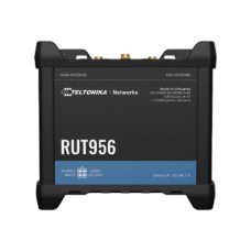 Industrial Router , RUT956 , 802.11n , 10/100 Mbit/s , Ethernet LAN (RJ-45) ports 4 , Mesh Support No , MU-MiMO No , 2G/3G/4G , Antenna type 2 x SMA for LTE, 2 x RP-SMA for WiFi, 1 x SMA for GNSS , 1x USB 2.0