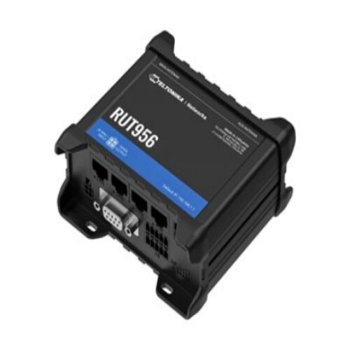 Teltonika , Industrial Router , RUT956 , 802.11n , 10/100 Mbit/s , Ethernet LAN (RJ-45) ports 4 , Mesh Support No , MU-MiMO No , 2G/3G/4G , Antenna type 2 x SMA for LTE, 2 x RP-SMA for WiFi, 1 x SMA for GNSS , 1x USB 2.0