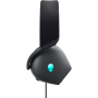 Dell , Alienware Wired Gaming Headset , AW520H , Wired , Over-Ear , Noise canceling