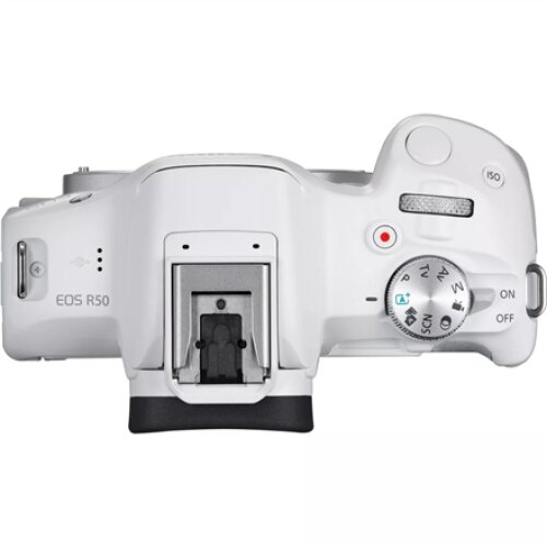 Canon , EOS R50 WH + RF-S 18-45mm F4.5-6.3 IS STM (SIP) , Megapixel 24.2 MP , Image stabilizer , ISO sensitivity (max) 32000 , Display diagonal 2.95 , Wi-Fi , Video recording , Automatic, manual , CMOS , White