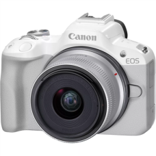 Canon EOS R50 WH + RF-S 18-45mm F4.5-6.3 IS STM (SIP) Megapixel 24.2 MP, Image stabilizer, ISO 32000, Display diagonal 2.95 , Wi-Fi, Video recording, Automatic, manual, CMOS, White