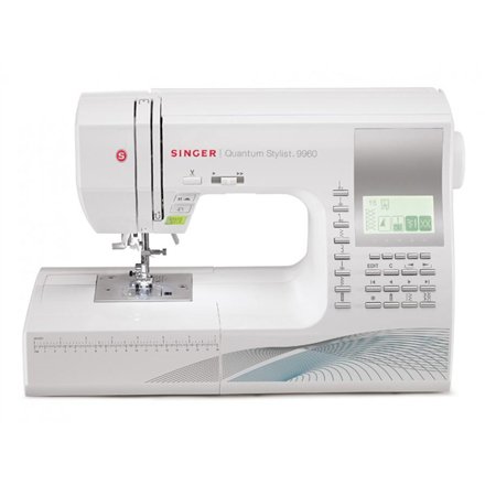Singer , Sewing Machine , Quantum Stylist™ 9960 , Number of stitches 600 , Number of buttonholes 13 , White