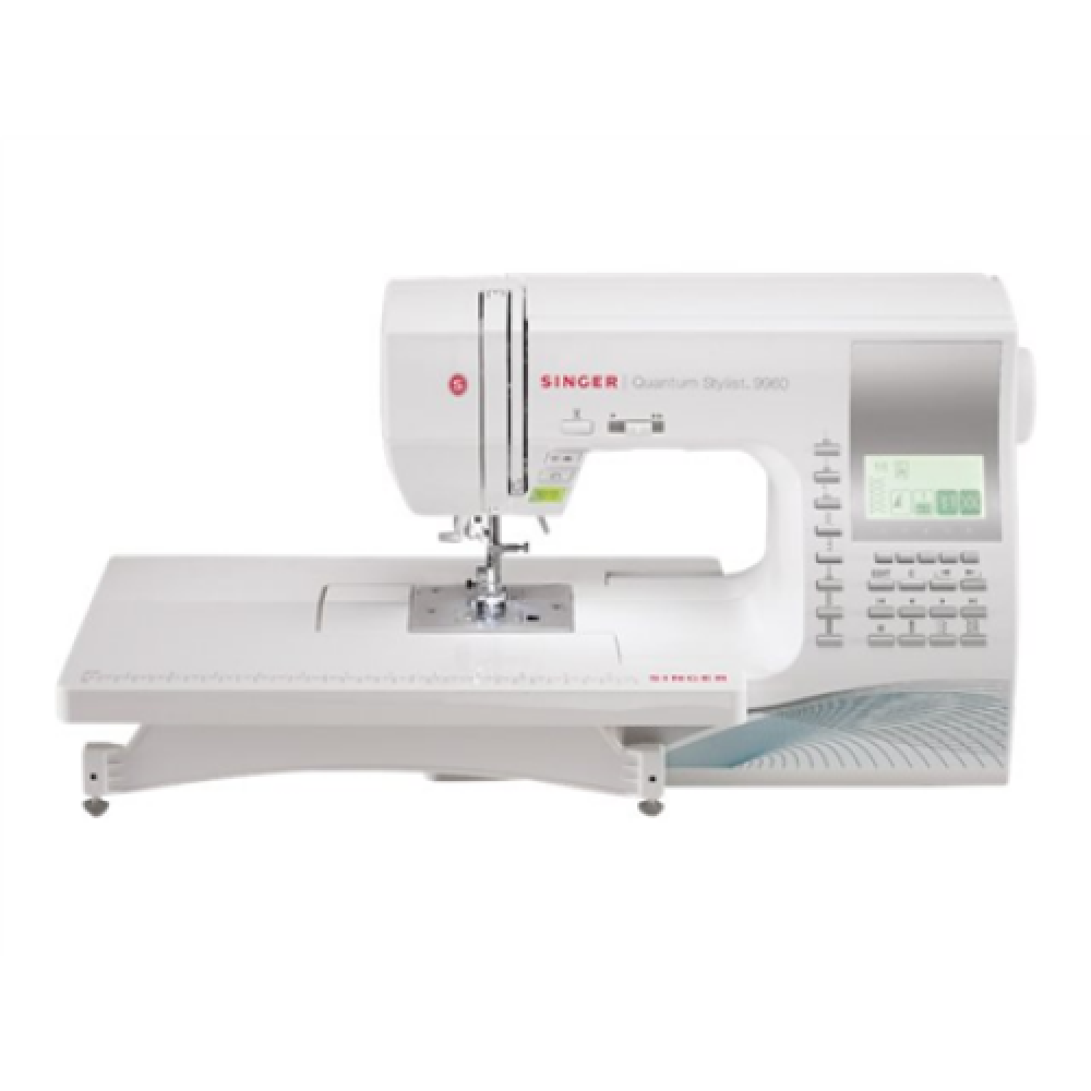 Singer , Sewing Machine , Quantum Stylist™ 9960 , Number of stitches 600 , Number of buttonholes 13 , White