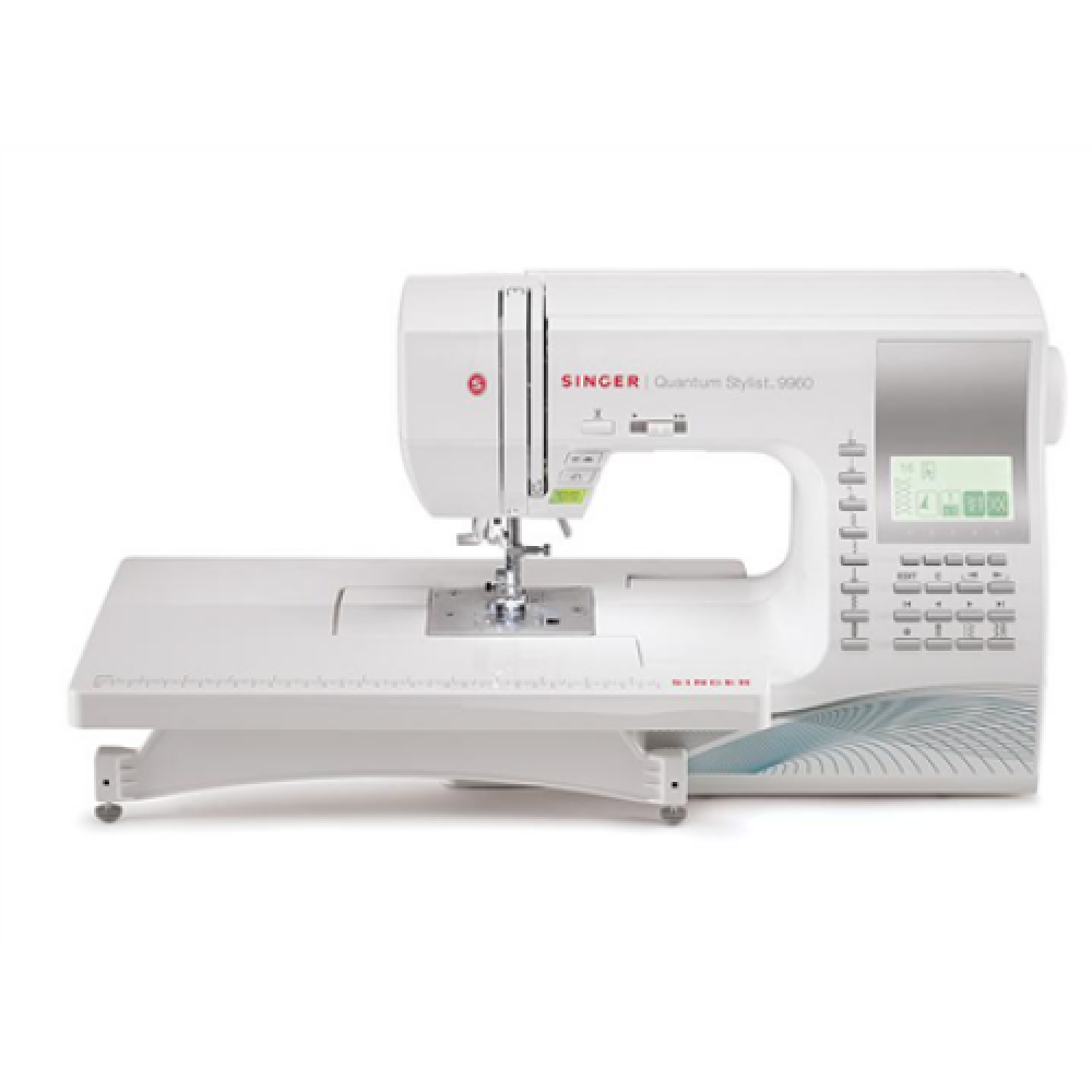 Singer , Sewing Machine , Quantum Stylist™ 9960 , Number of stitches 600 , Number of buttonholes 13 , White